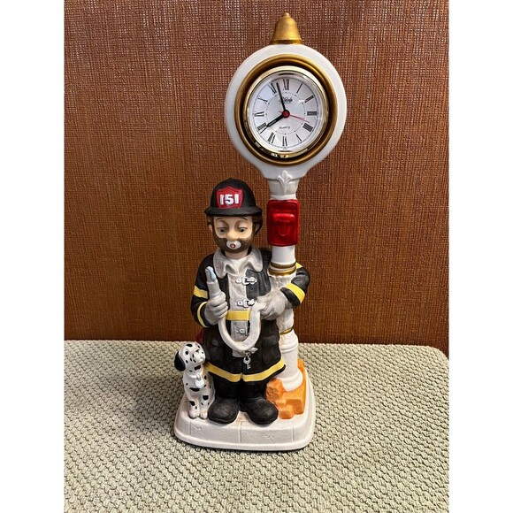 Melody In Motion Low Pressure Job Fireman Clock With Alarm Function
